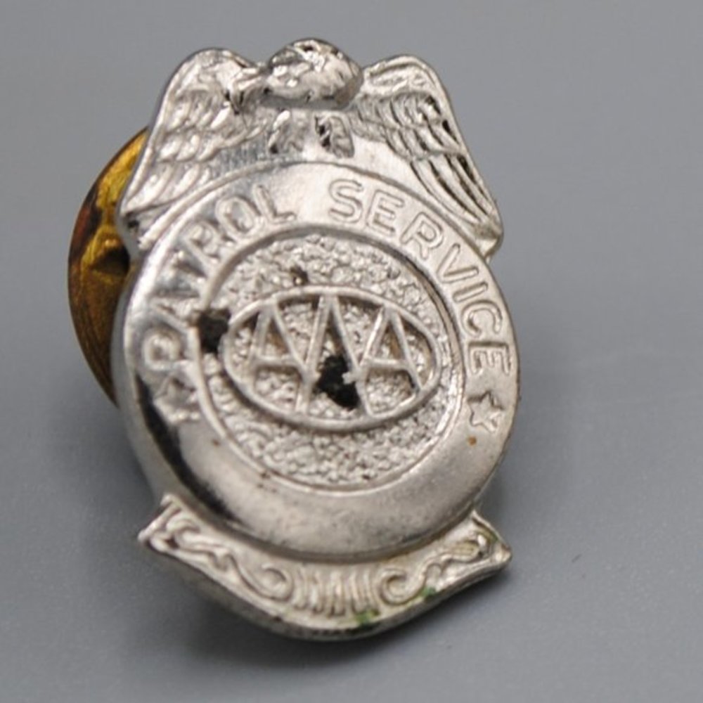 Vintage Retro AAA Service Pin